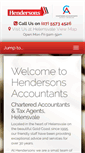 Mobile Screenshot of hendersonsaccountants.com.au